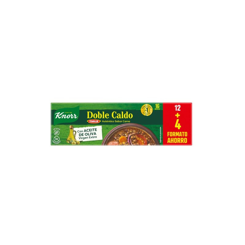 CALDO KNORR CARNE 16 PASTILLAS