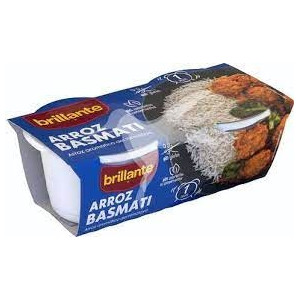 ARROZ BASMATI BRILLANTE 2X125GR