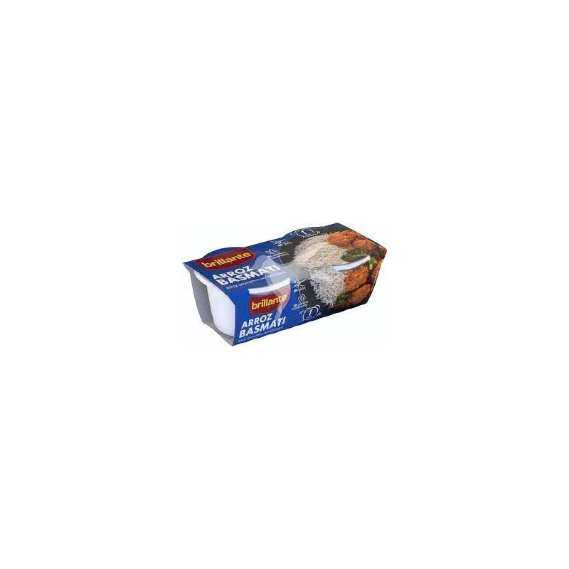 ARROZ BASMATI BRILLANTE 2X125GR