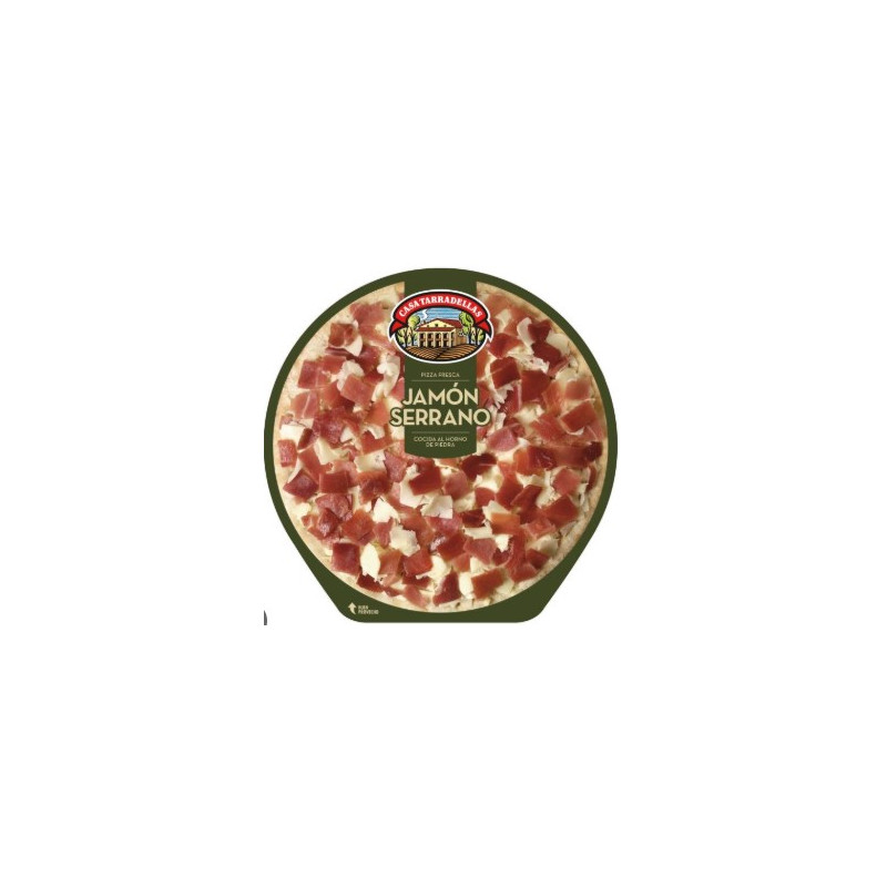 PIZZA JAMÓN SERRANO TARRADELLAS 390GR