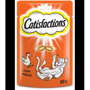 SNACK GATO POLLO CATISFACTIONS 60GR