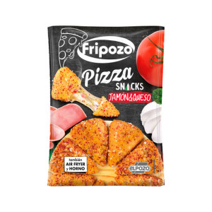 PIZZA SNACKS JAMON Y QUESO 500GR