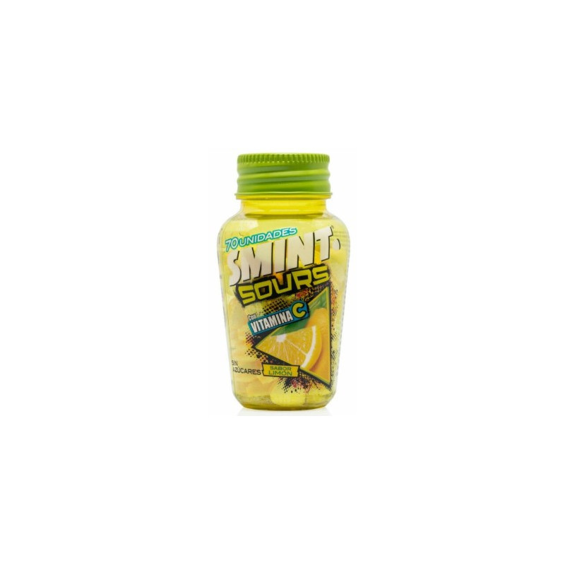 CARAMELO SIN AZÚCAR SMINT SOURS LIMÓN 49GR