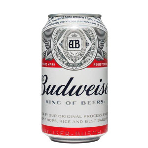 CERVEZA BUDWEISER LATA 33CL