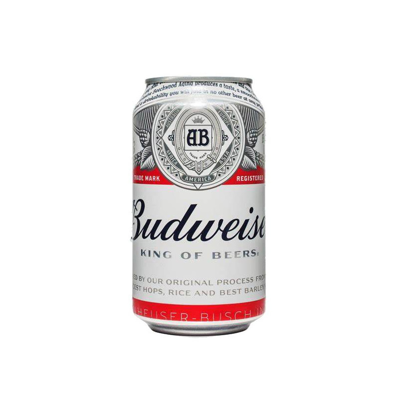 CERVEZA BUDWEISER LATA 33CL