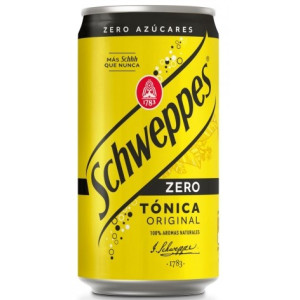 TONICA SCHWEPPES ZERO LATA 25CL