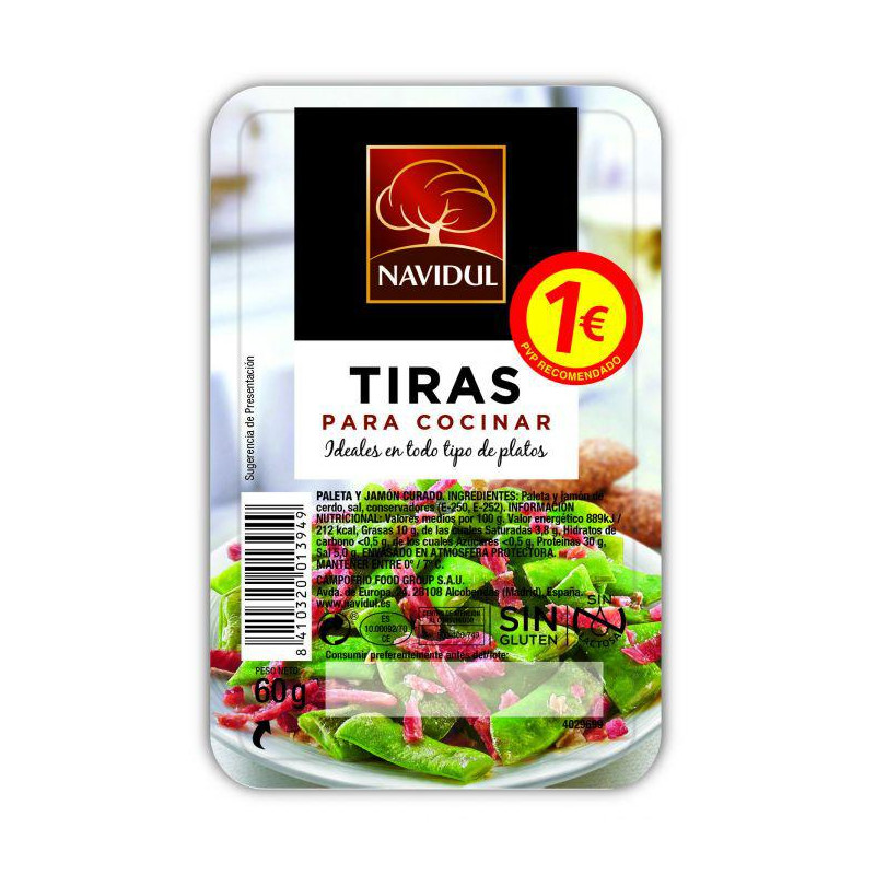 TAQUITOS DE JAMON SERRANO NAVIDUL 50GR