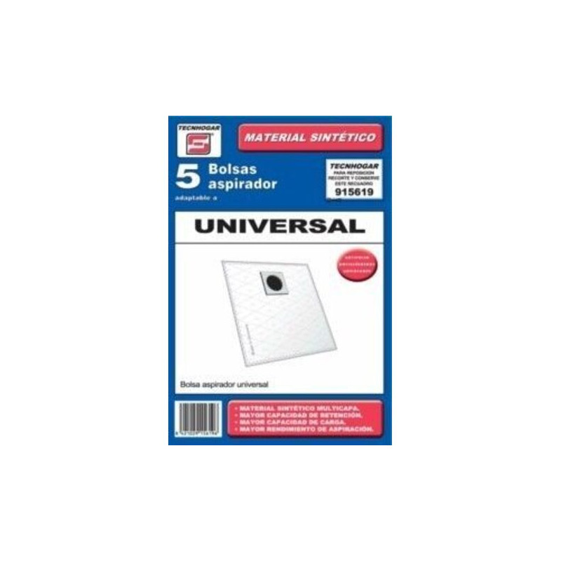 BOLSA ASPIRADOR UNIVERSAL 5UNID