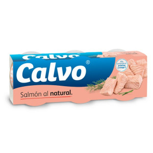 SALMON NATURAL CALVO PACK 3