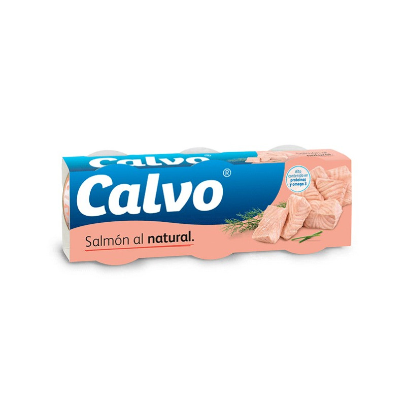 SALMON NATURAL CALVO PACK 3