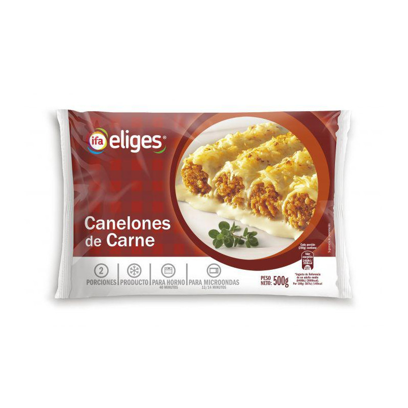 CANELONES CARNE IFA 500GR