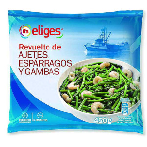 REVUELTO DE GAMBAS CON AJETES IFA 450GR