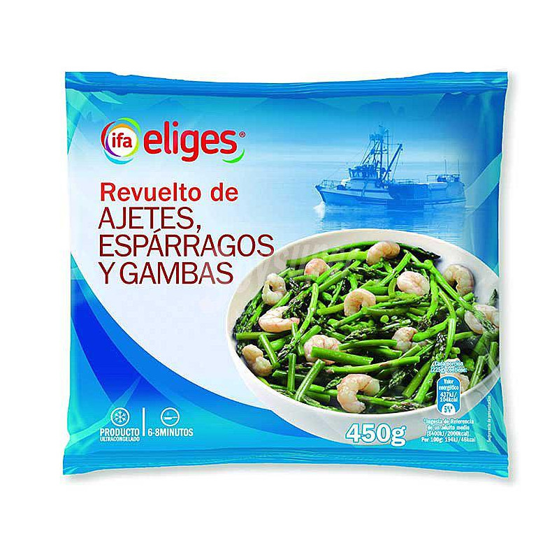 REVUELTO DE GAMBAS CON AJETES IFA 450GR