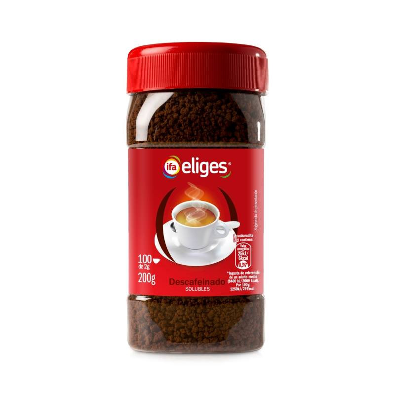 CAFE SOLUBLE DESCAFEINADO IFA 200GR