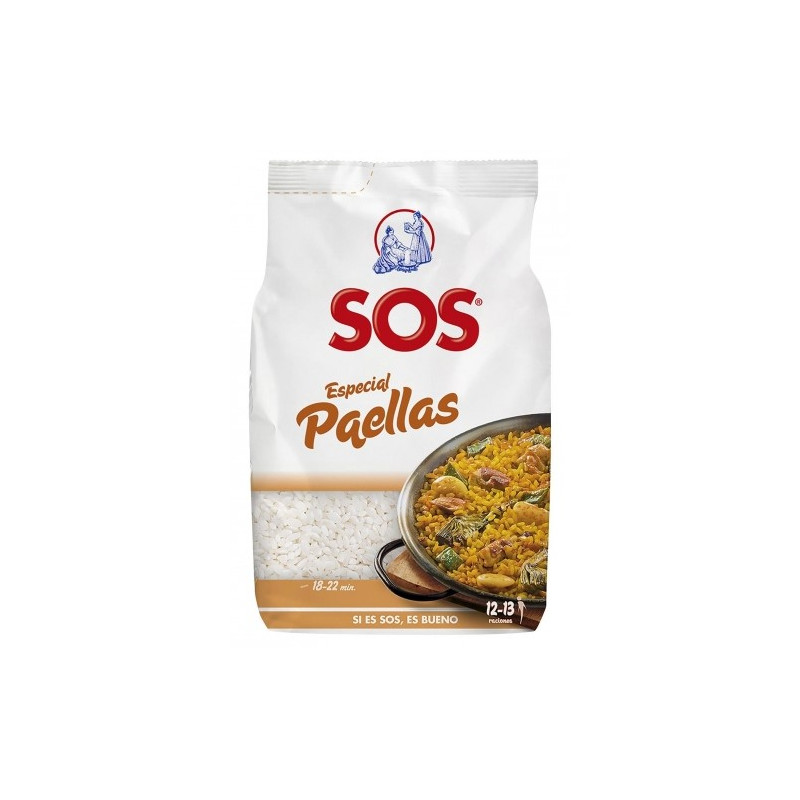 ARROZ ESPECIAL PAELLAS SOS 1KG