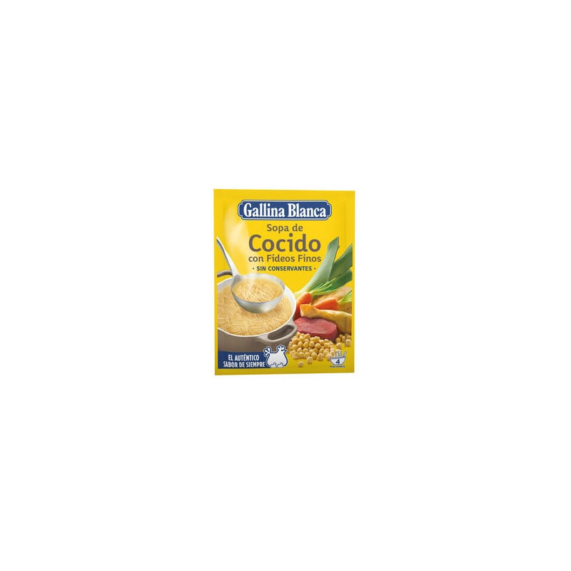 SOPA SOBRE COCIDO GALLINA BLANCA 72G