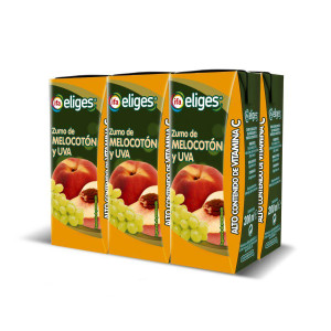 ZUMO MELOCOTON UVA IFA 6x200ML