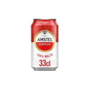 CERVEZA AMSTEL 100  LATA 33CL