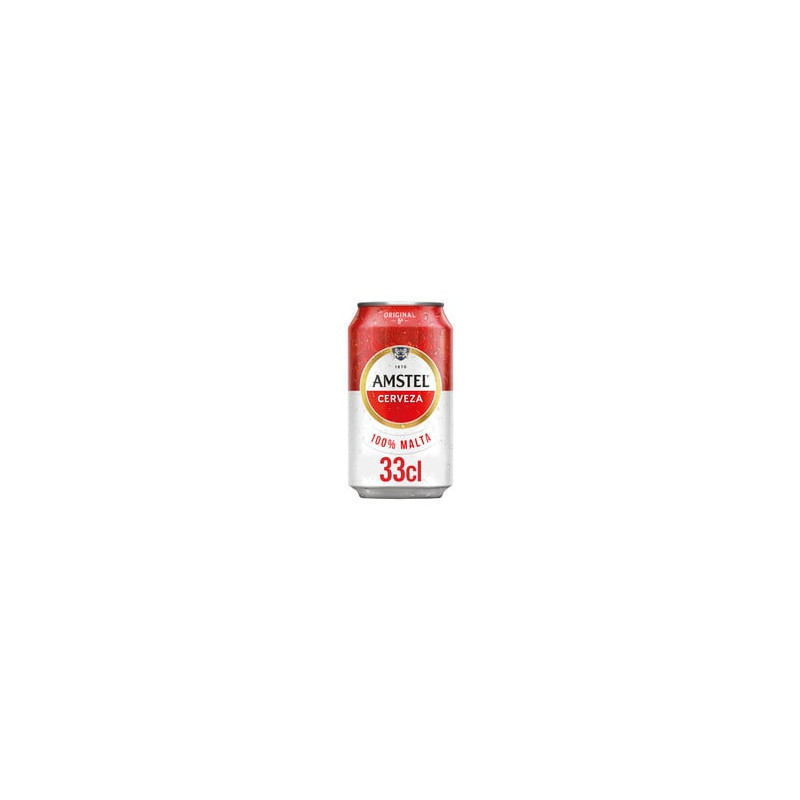 CERVEZA AMSTEL 100  LATA 33CL