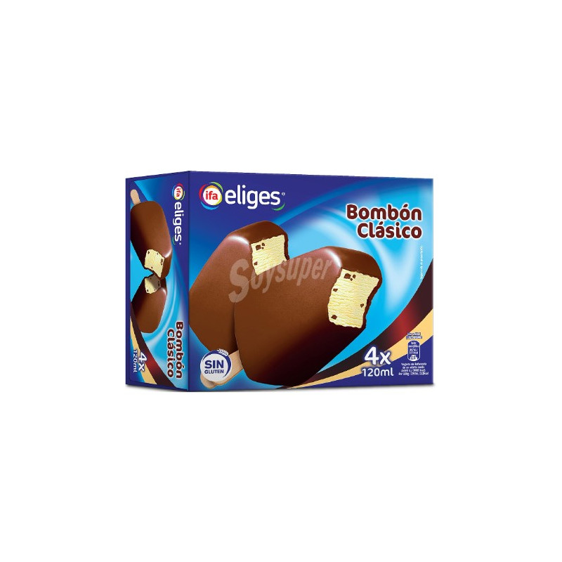 HELADO BOMBON CLASICO IFA 4X120ML