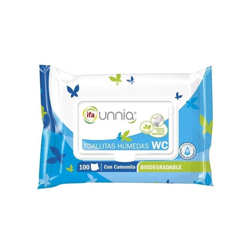 TOALLITAS WC ADULTO BIO UNNIA 100UDS