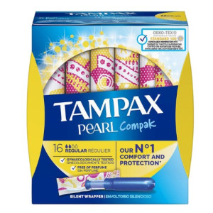 TAMPAX CPK PEARL REGULAR 16UND