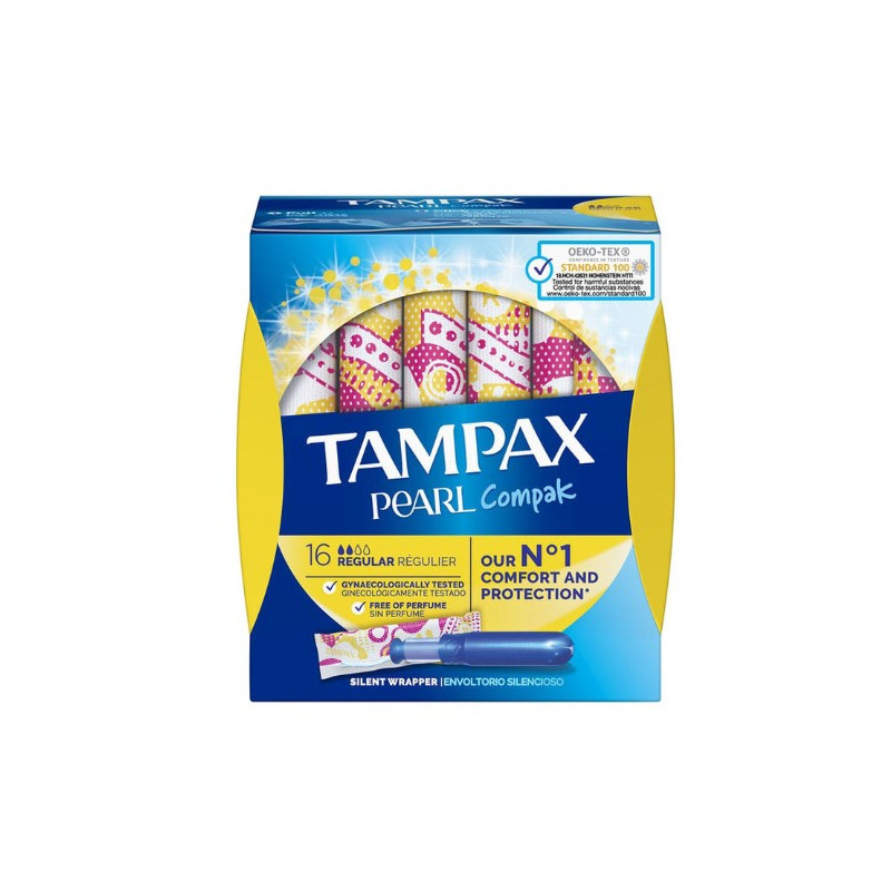 TAMPAX CPK PEARL REGULAR 16UND