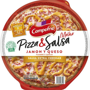 PIZZA JAMON Y QUESO CAMPOFRIO 360GR