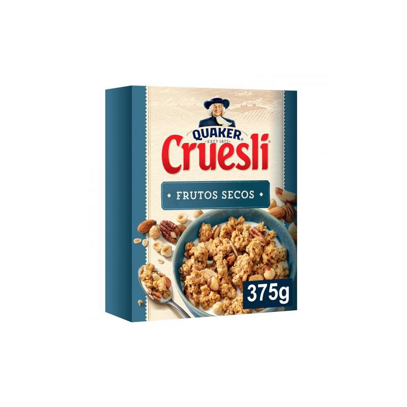 CEREALES QUAKER CRUESLI FRUTOS SECOS 375GR