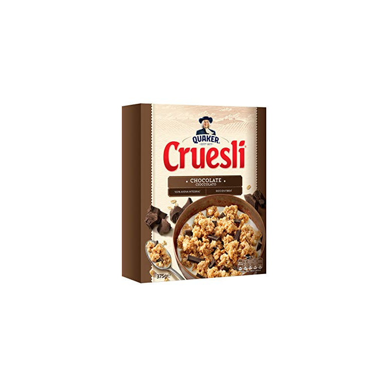 CEREALES QUAKER CRUESLI CHOCOLATE 375GR