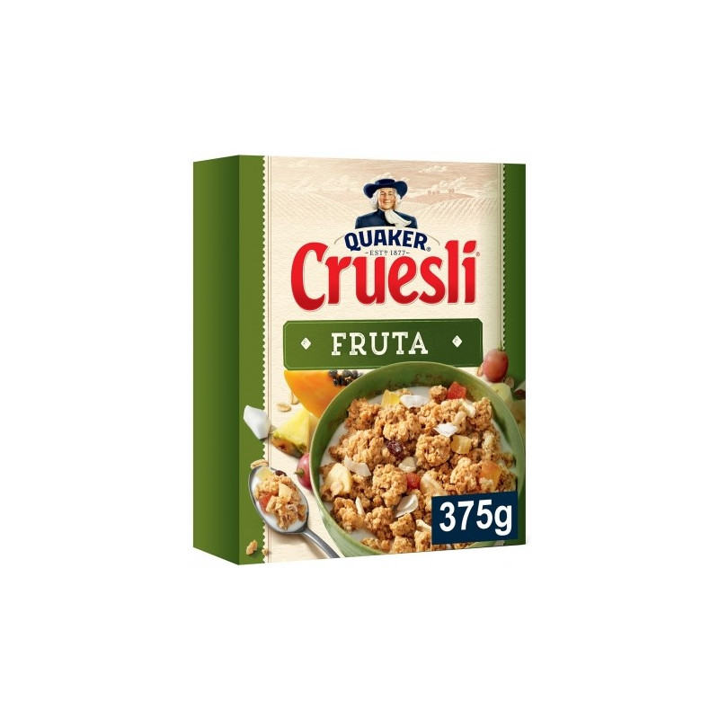 CRUESLI QUAKER FRUTA  375GR