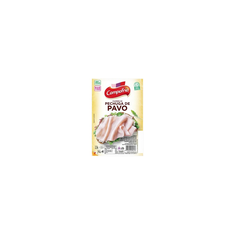MUSLO DE PAVO COCIDO CAMPOFRIO 70GR
