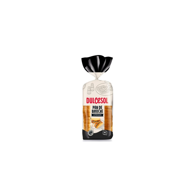 PAN DE MOLDE BRIOCHE DULCESOL 14REB 450GR