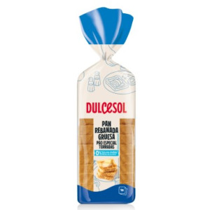 PAN DE MOLDE REBANADA GRUESA DULCESOL 16REB 820GR