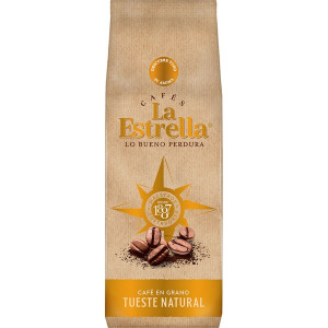 CAFE NATURAL EN GRANO LA ESTRELLA 500GR