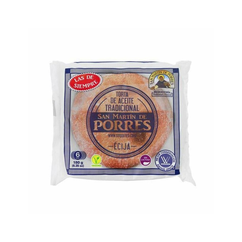 TORTAS ACEITE SAN MARTIN DE PORRES 180GR