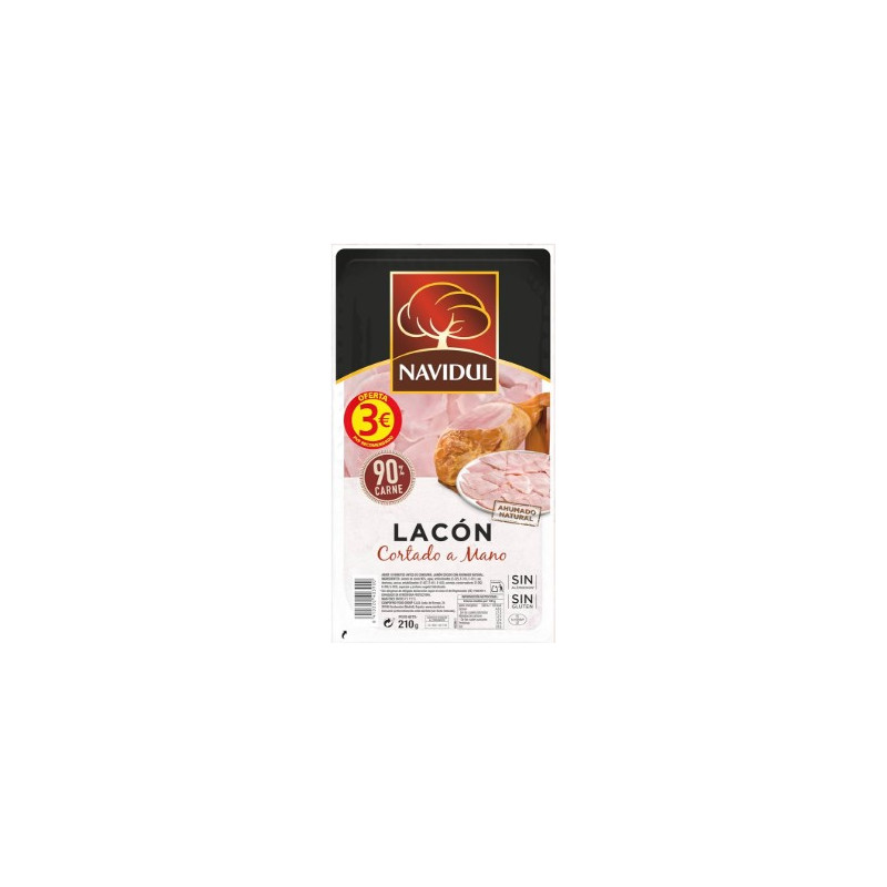 LACÓN AHUMADO LASCAS NAVIDUL 210GR