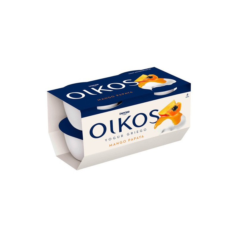 YOGUR OIKOS MANGO-PAPAYA 4X110GR