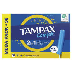TAMPAX COMPAK REGULAR 38 UDS