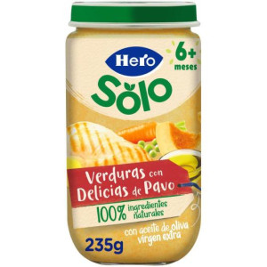 HERO BABY VERDURA/PAVO 235GR