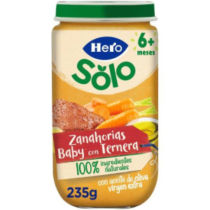 HERO BABY ZANAHORIA/TERNERA 235GR