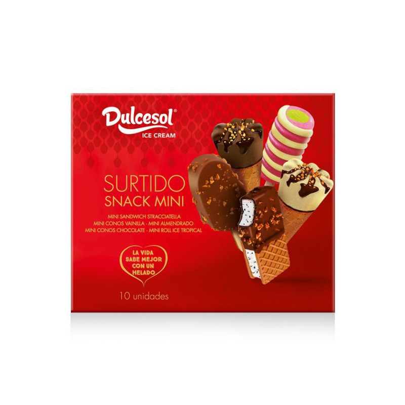 SURTIDO SNACK MINI DULCESOL 10 UDS