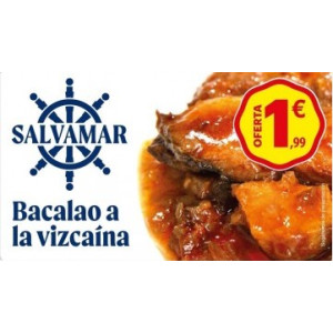 BACALAO A LA VIZCAINA 115GR SALVAMAR