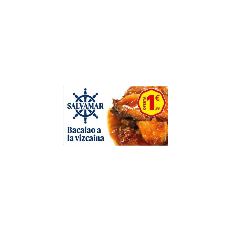 BACALAO A LA VIZCAINA 115GR SALVAMAR