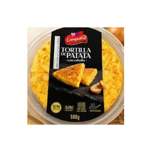 TORTILLA DE PATATAS CON CEBOLLA CAMPOFRIO 500GR