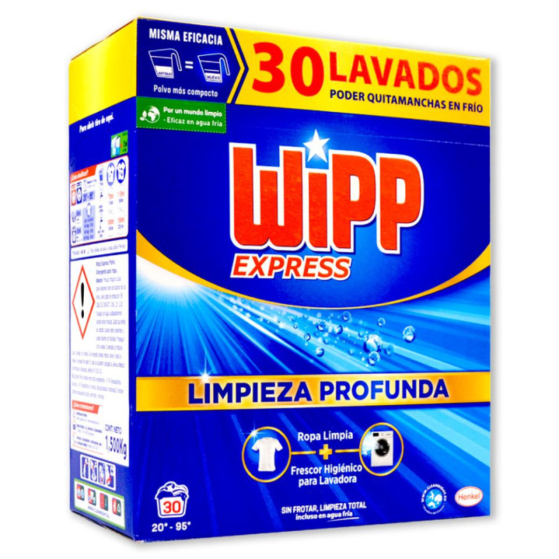 DETERGENTE EN POLVO WIPP AUTOMATICO 39C