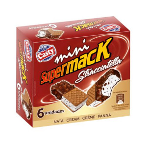 HELADO MINI SUPERMACK STRACCIATELLA 6X85ML