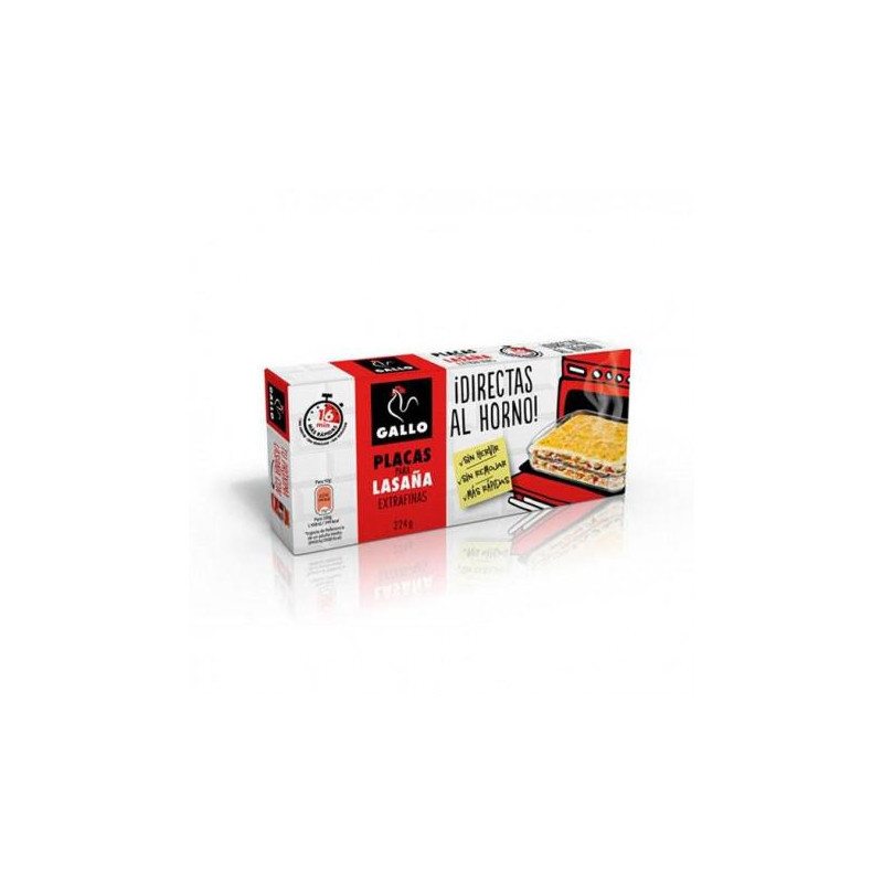LASAÑA PRECOCIDA GALLO 224GR