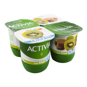 YOGUR 0  CON KIWI ACTIVIA 4X120GR