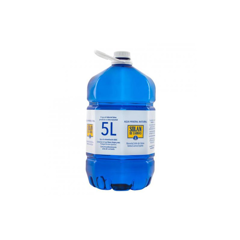 AGUA MINERAL SOLAN DE CABRAS 5L